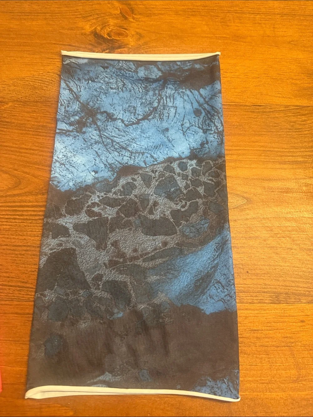 Magellan Outdoors Blue and Black Marble Neck Gaiter